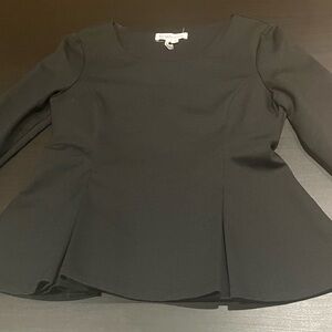 BCBGeneration Black Long Sleeve Top Size Small